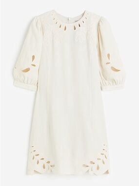 H&M BRODERIE ANGLAISE DRESS